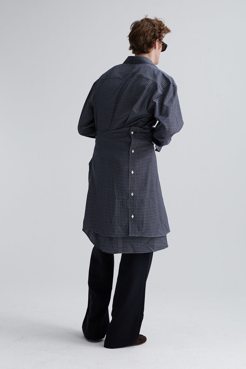 shirt wally wool navy
