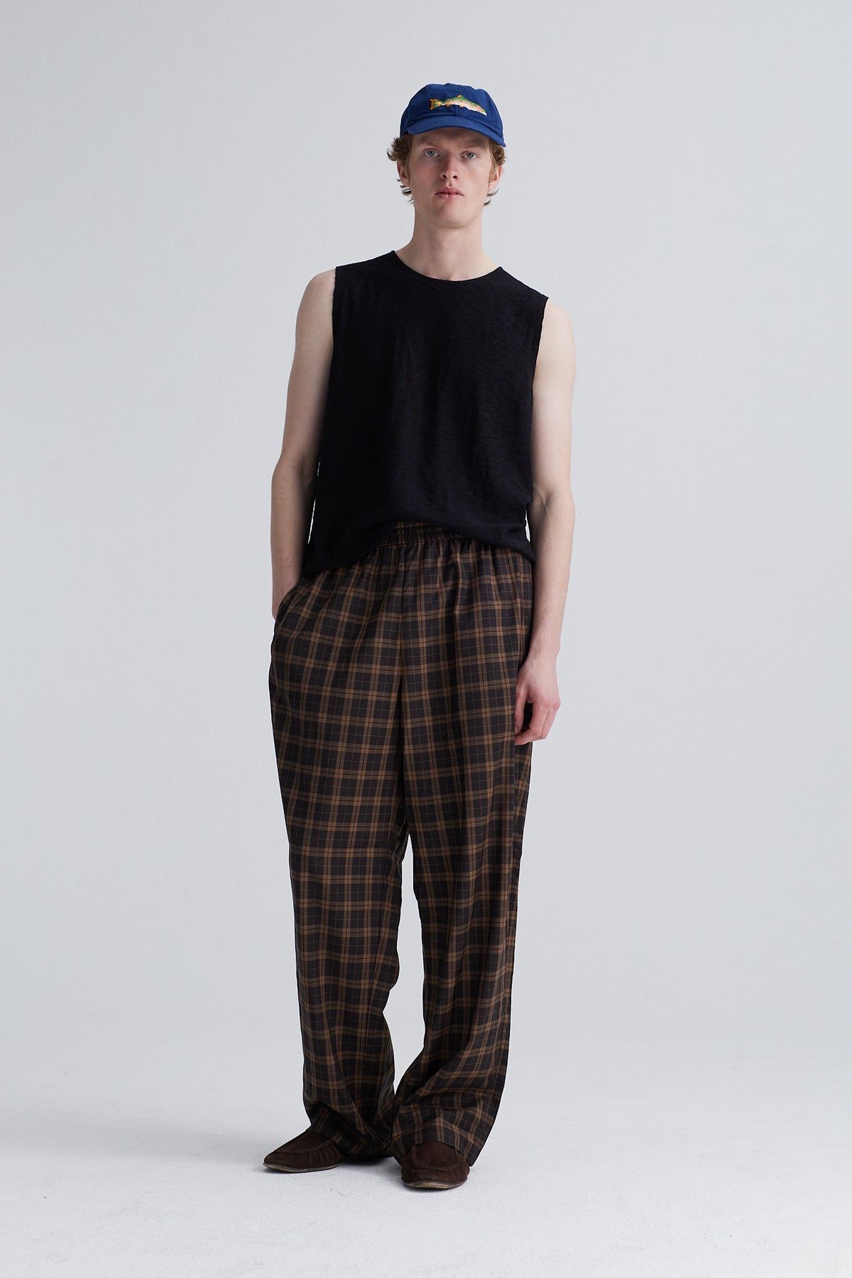 tank rosie cotton linen black