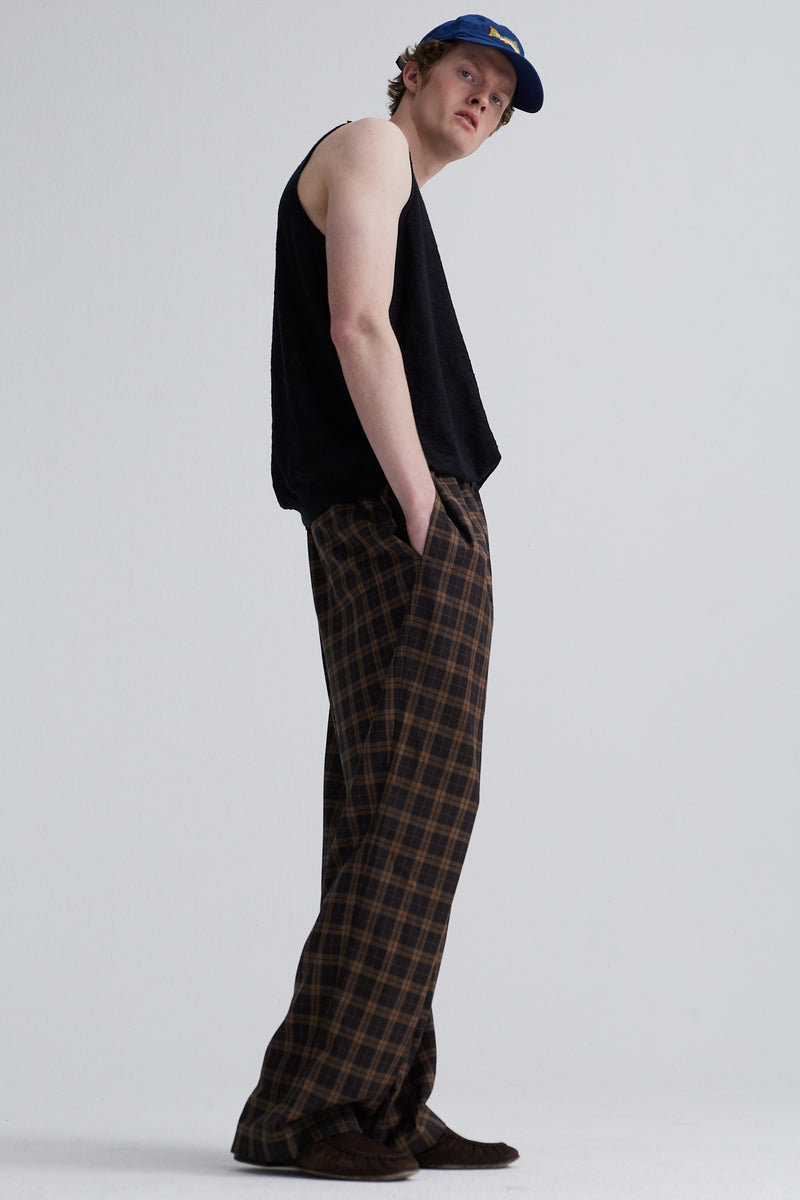 long pants noa wool brown