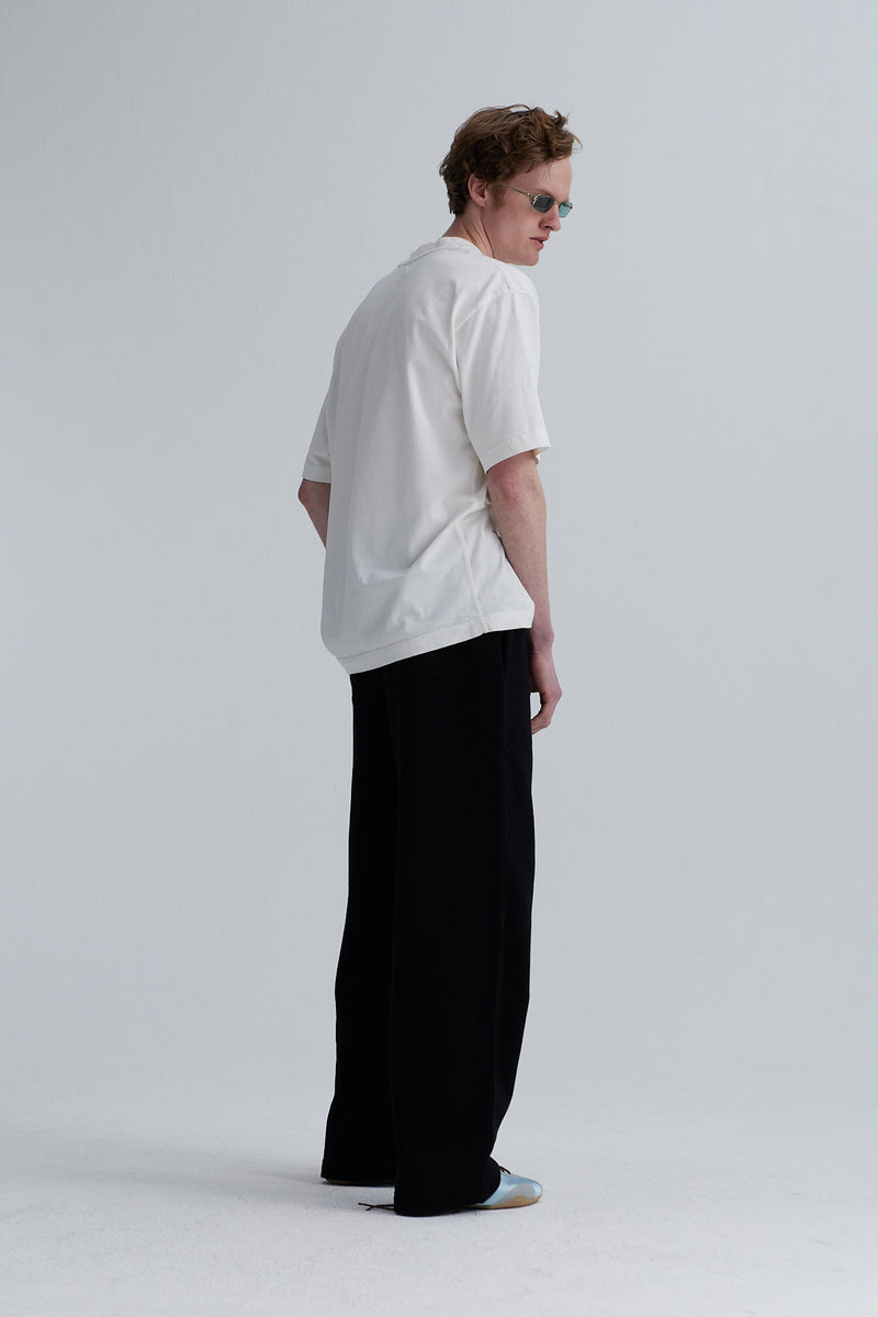 sweat pants leo cotton black