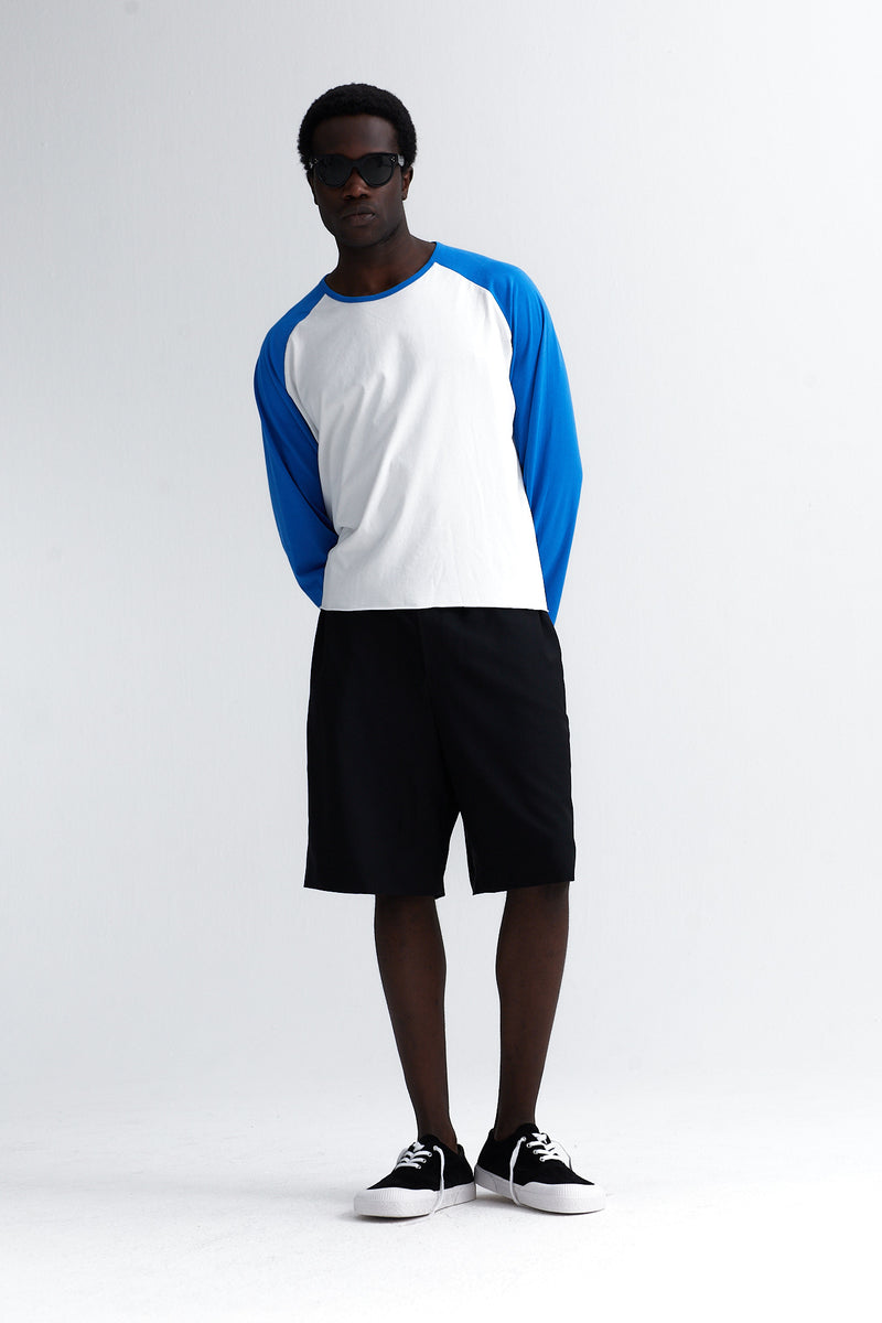 two tone sweat alfie cotton blue