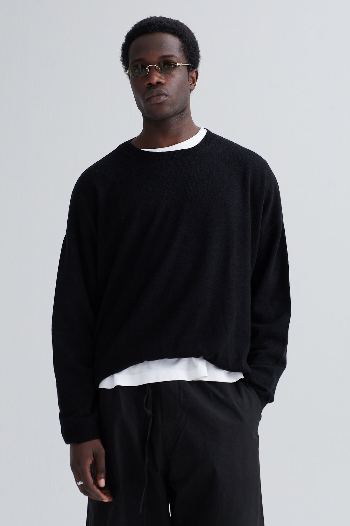 cashmere sweater levi cashmere black