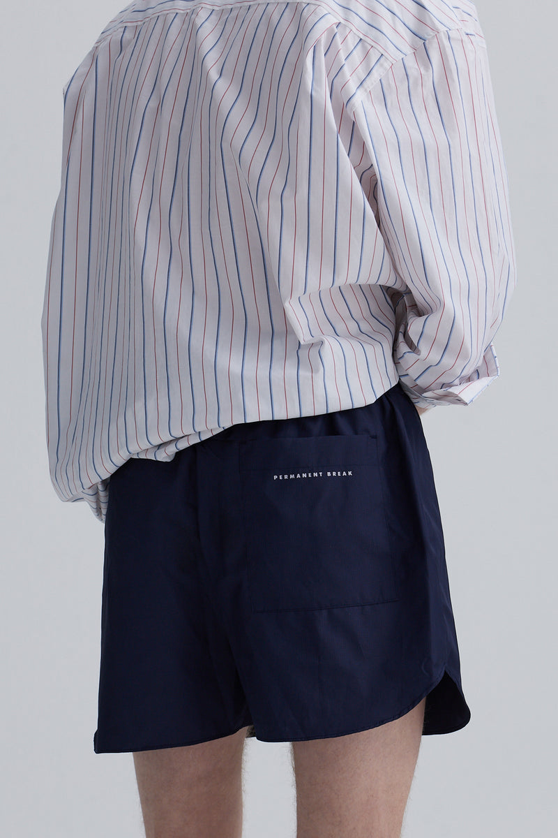 swim short bay polyamide blue