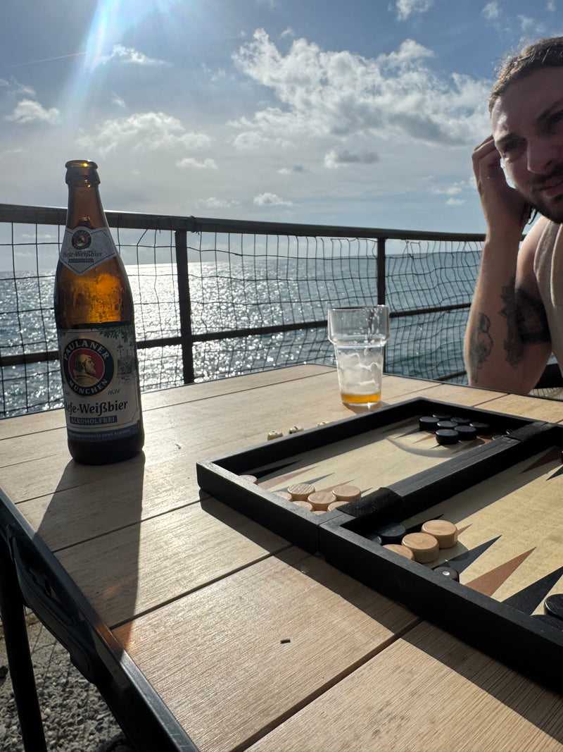 BACKGAMMON IS MY FAVORITE GAME. learned from my dad