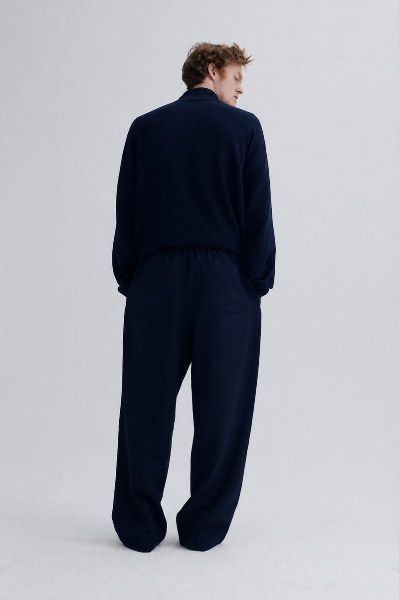 cashmere sweater nino cashmere navy