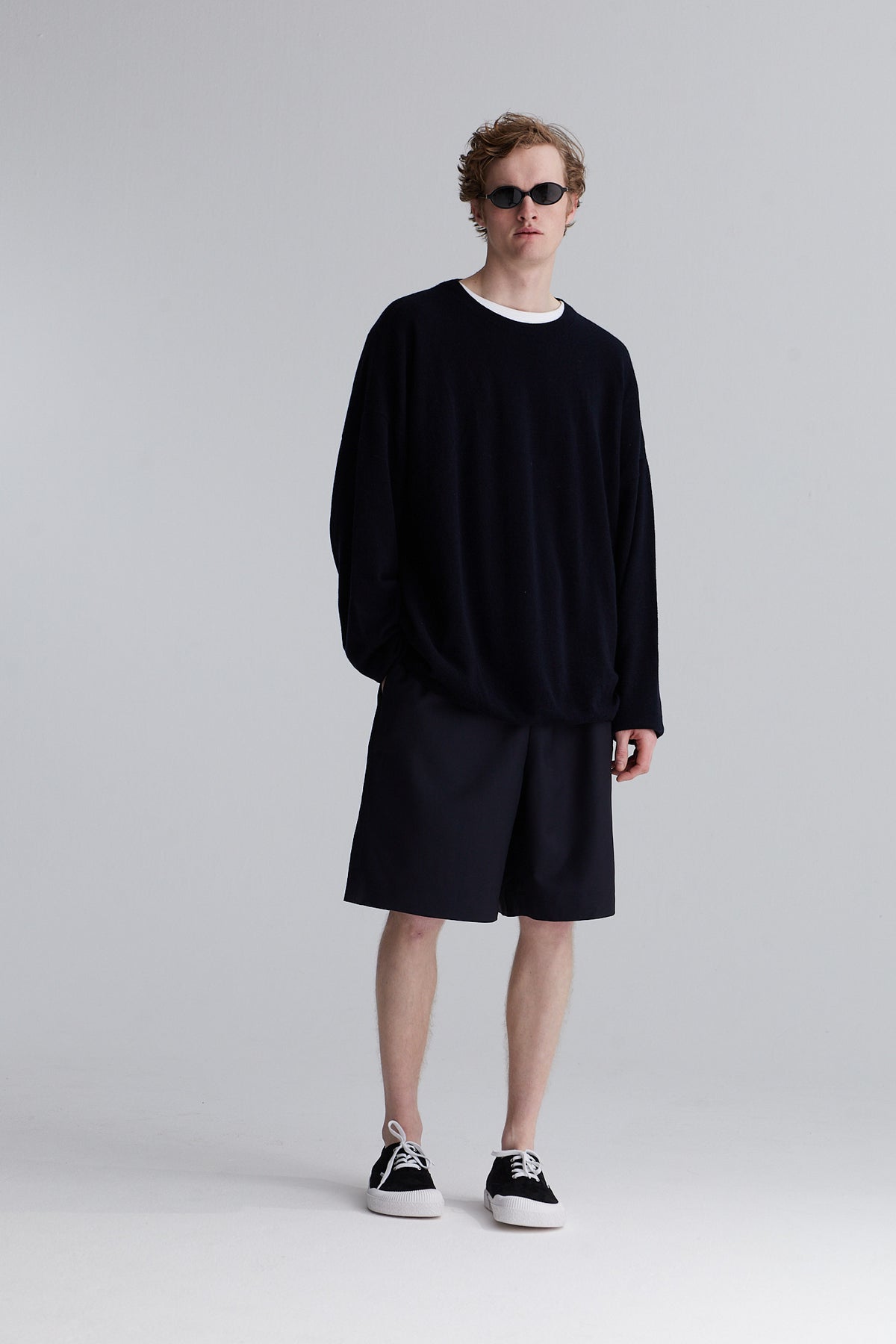 cashmere sweater levi cashmere navy