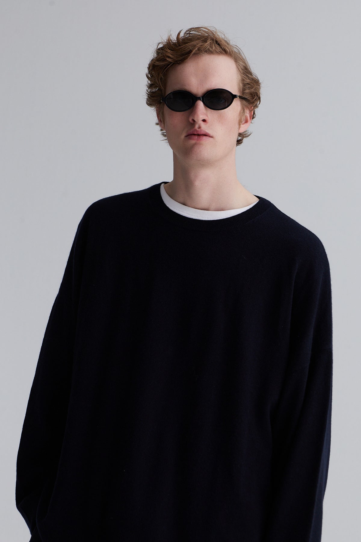 cashmere sweater levi cashmere navy