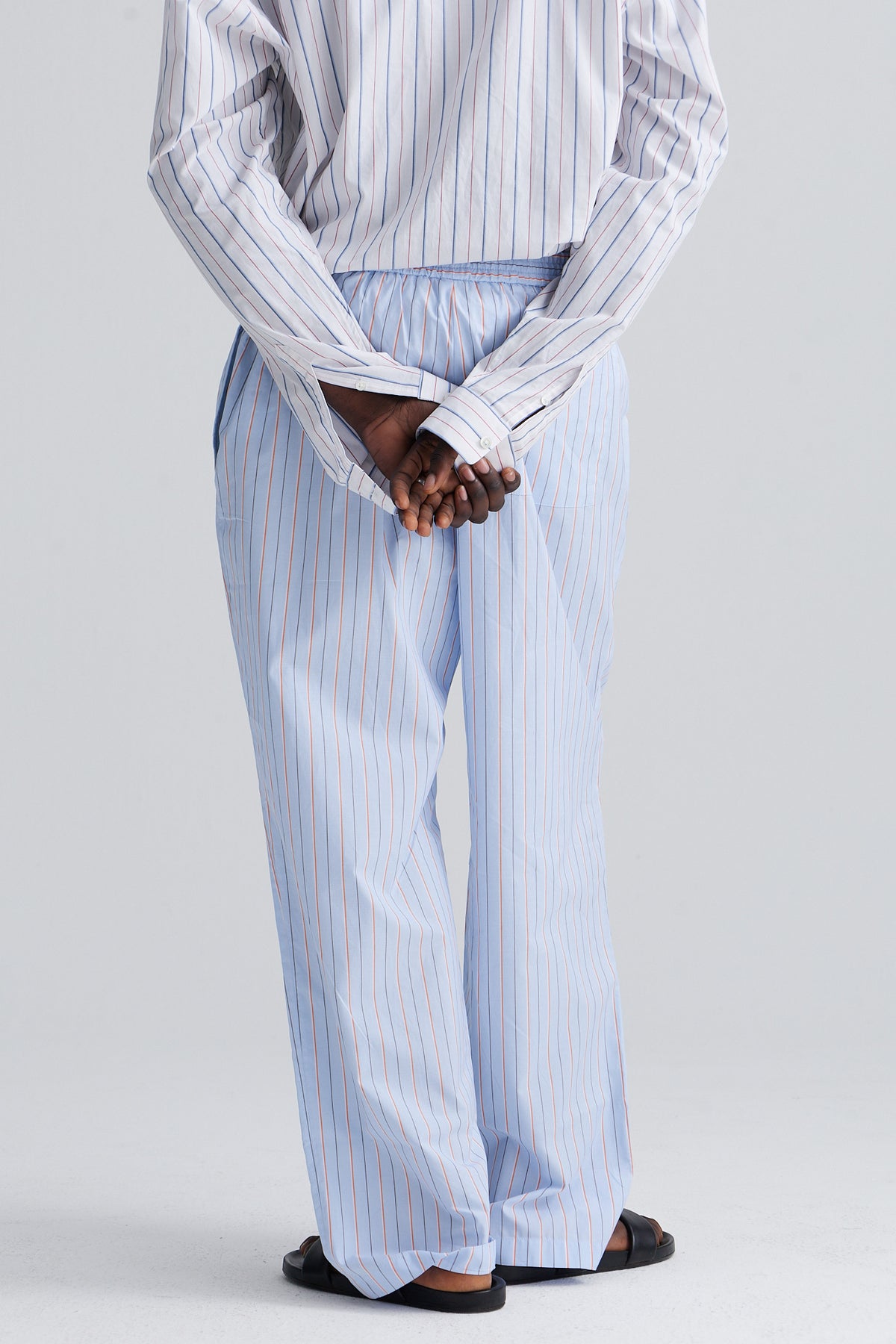 long pants noa cotton lblue