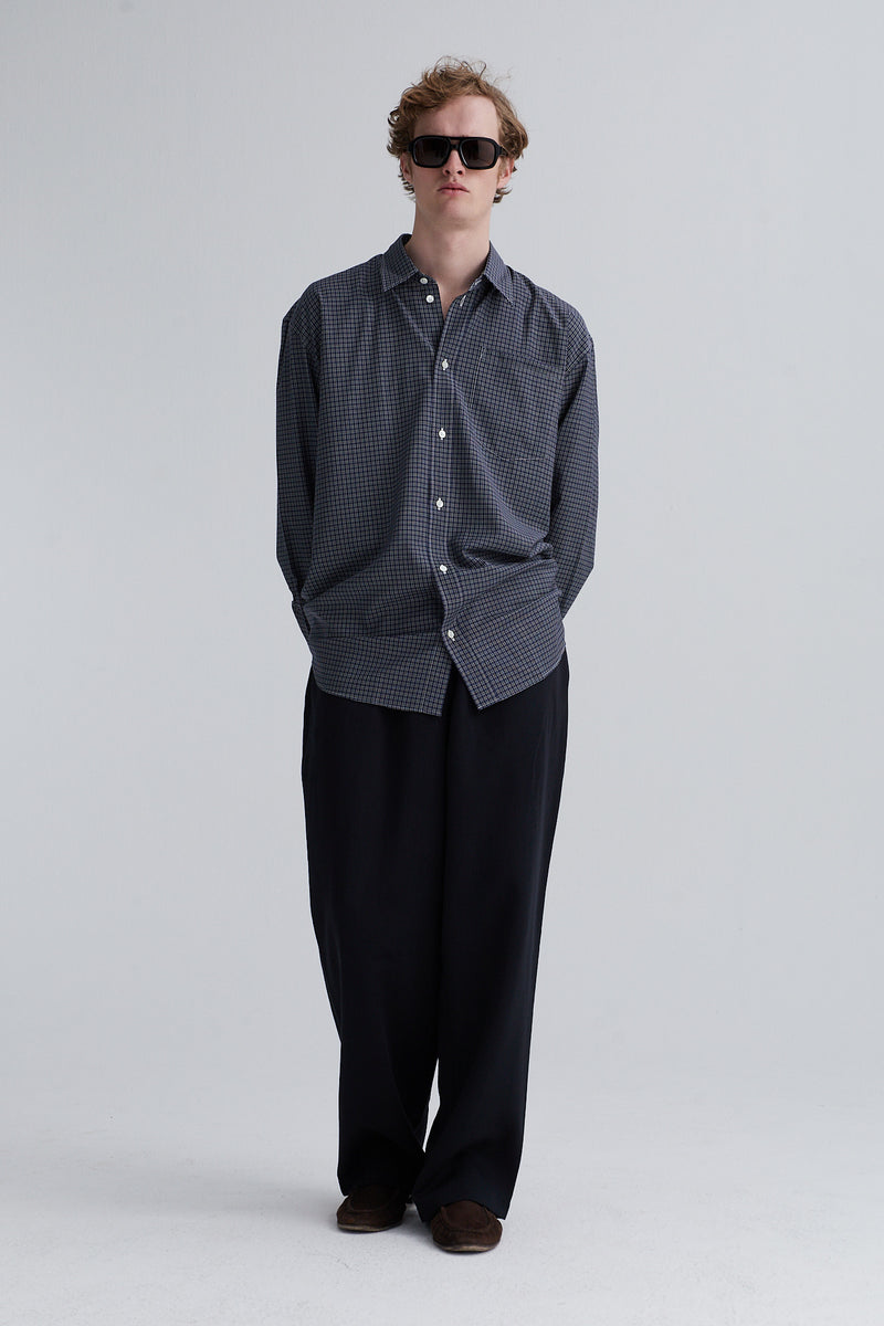 shirt wally wool navy