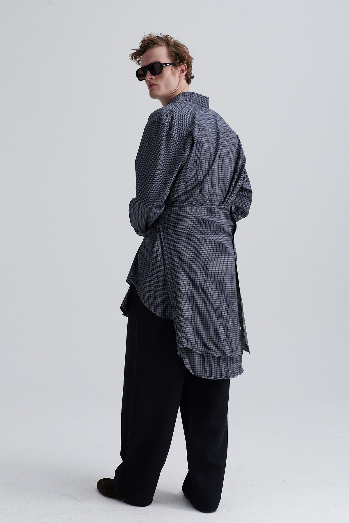 shirt wally wool navy