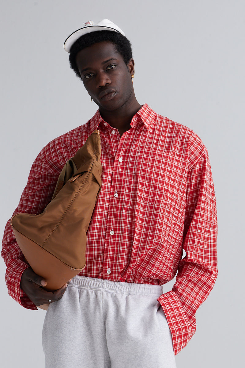 shirt wally wool red