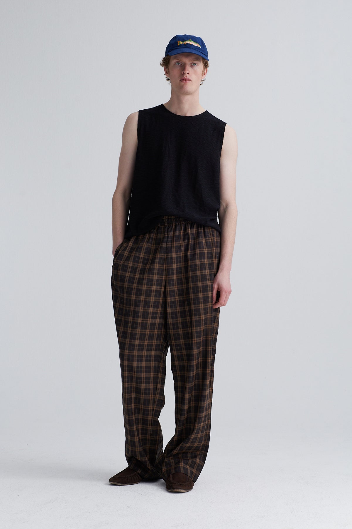 long pants noa wool brown