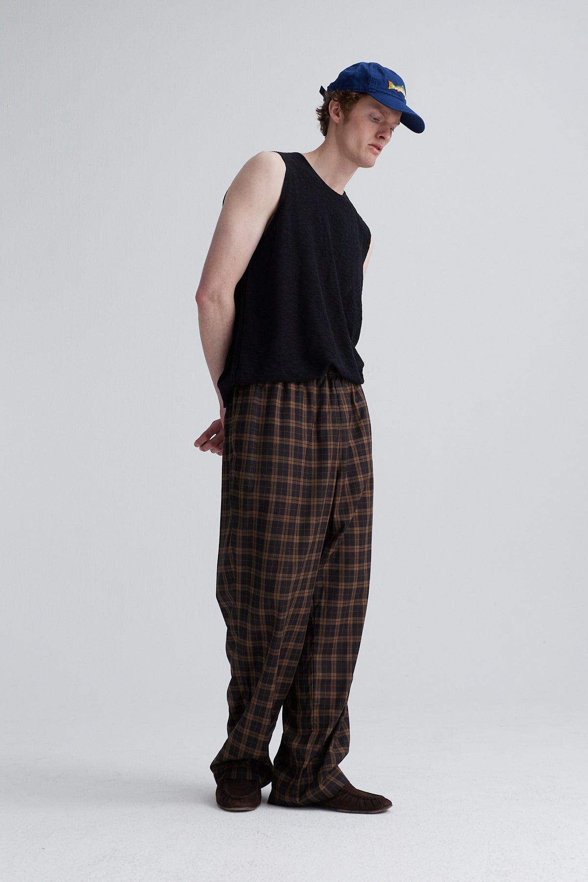 tank rosie cotton linen black