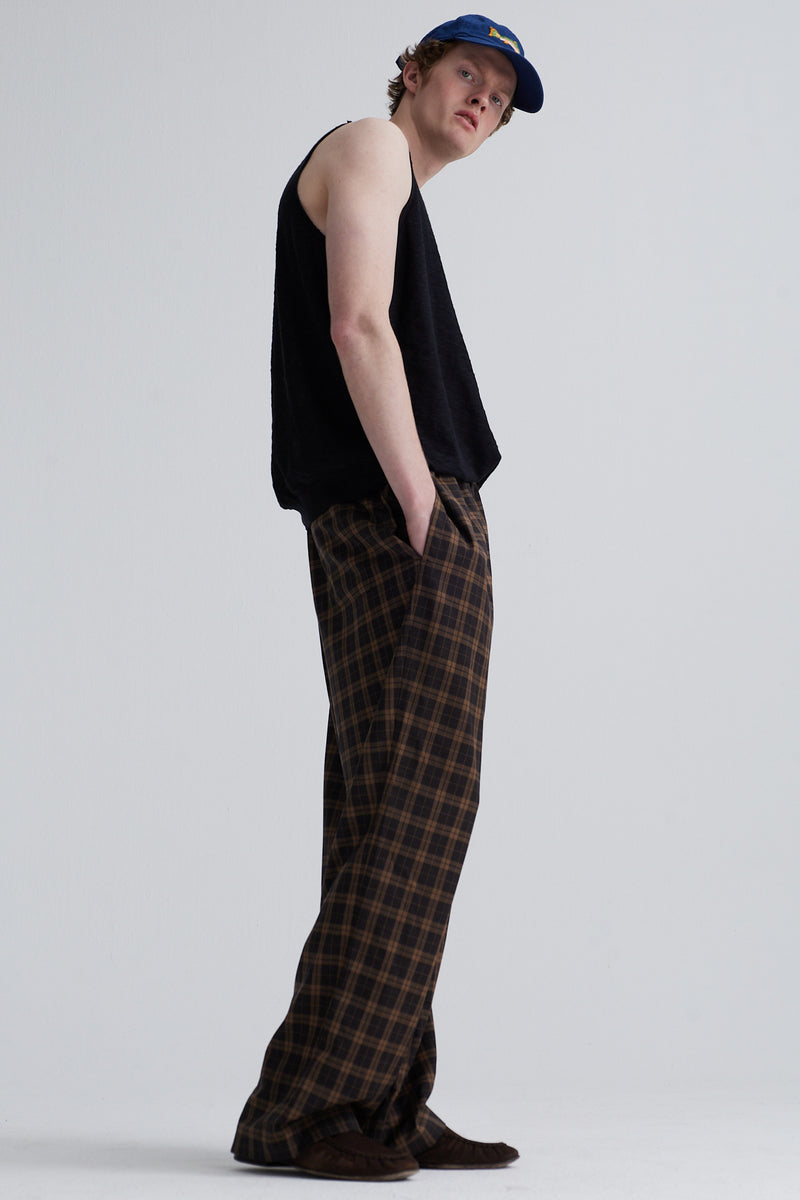 tank rosie cotton linen black