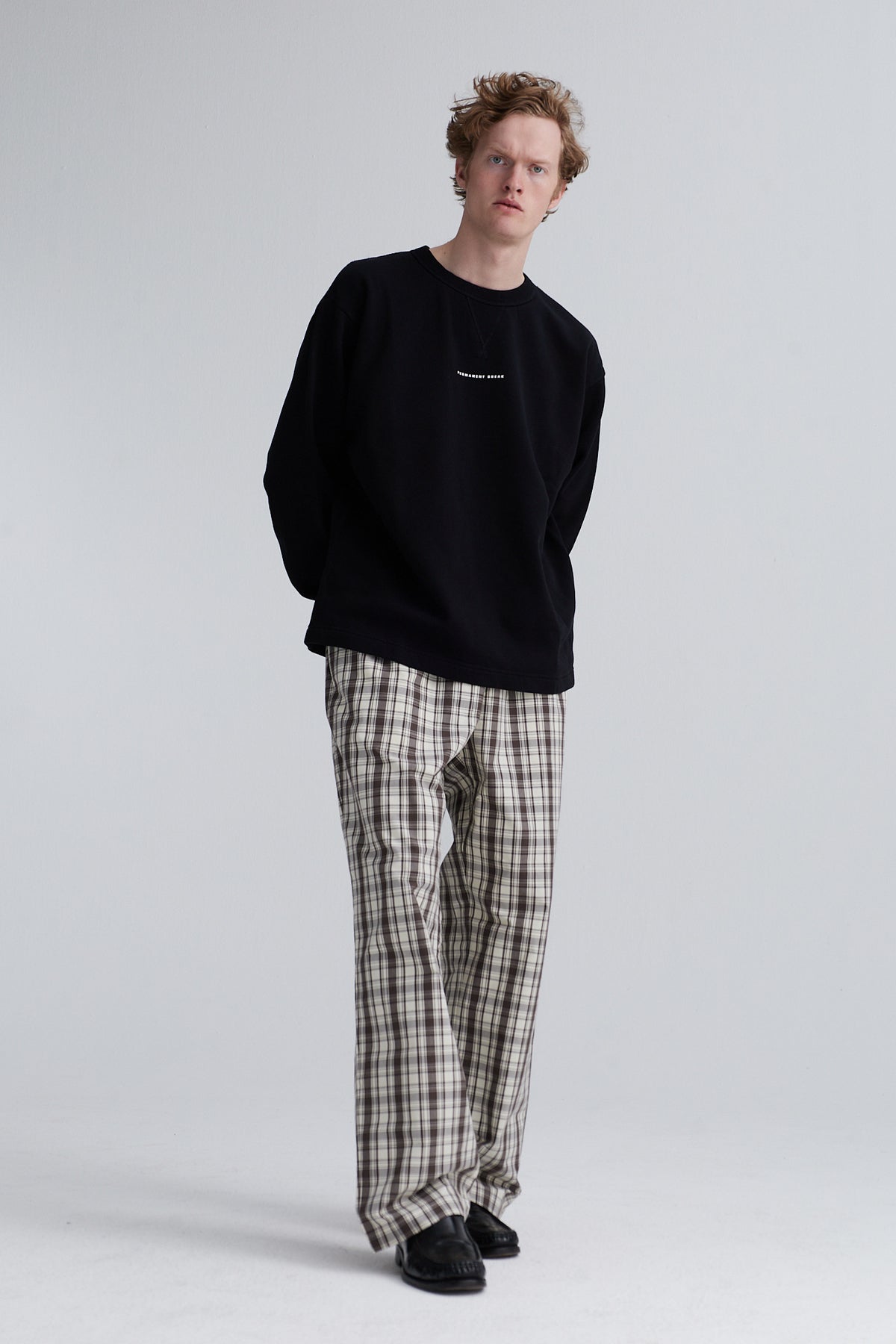 crew t sweat cotton black
