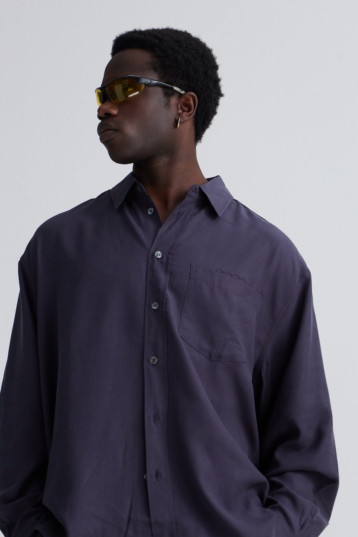 shirt eli lyocell blue
