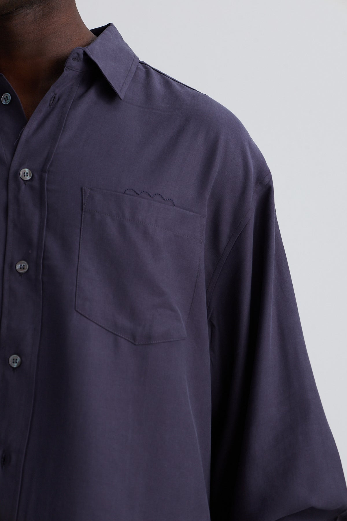 shirt eli lyocell blue