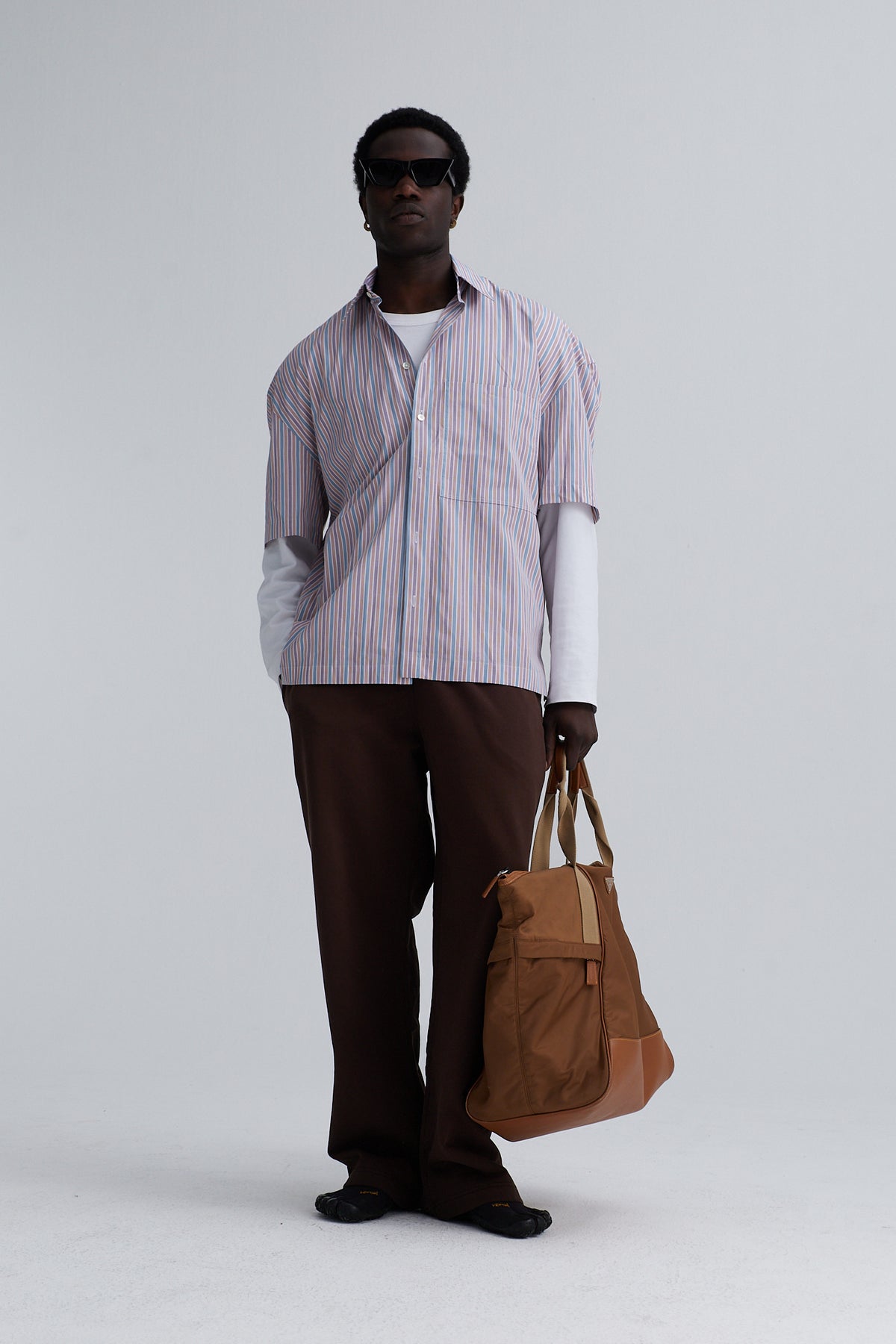 sweat pants leo cotton brown