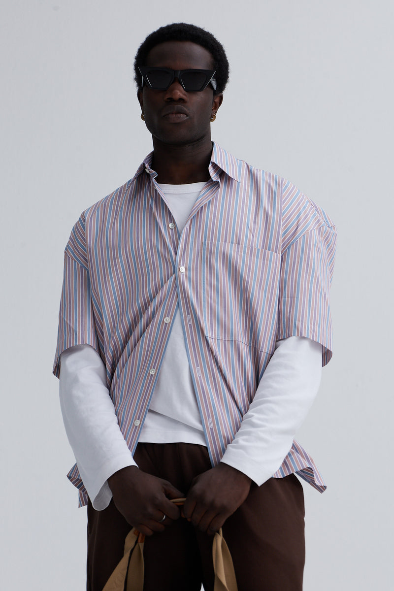 short sleeve shirt cal cotton multi