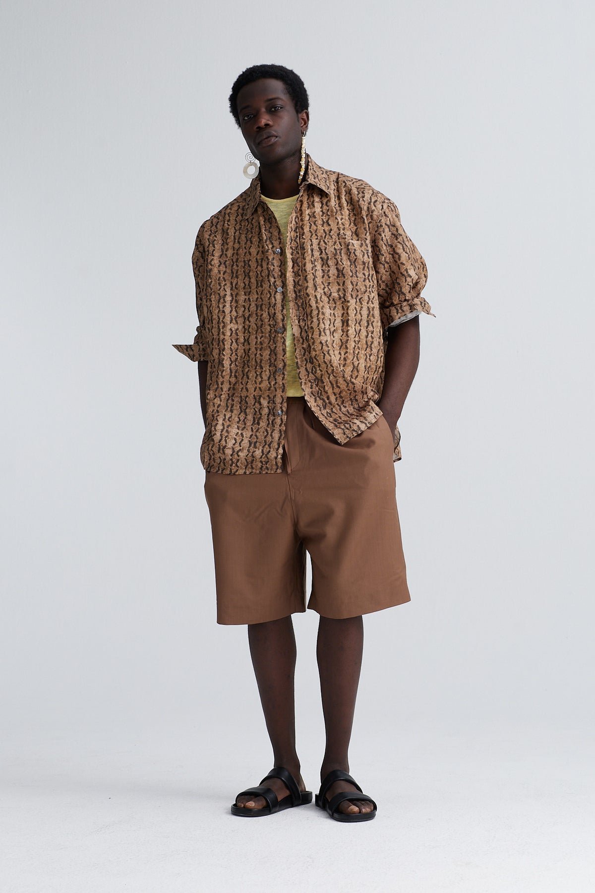 shirt eli linen brown