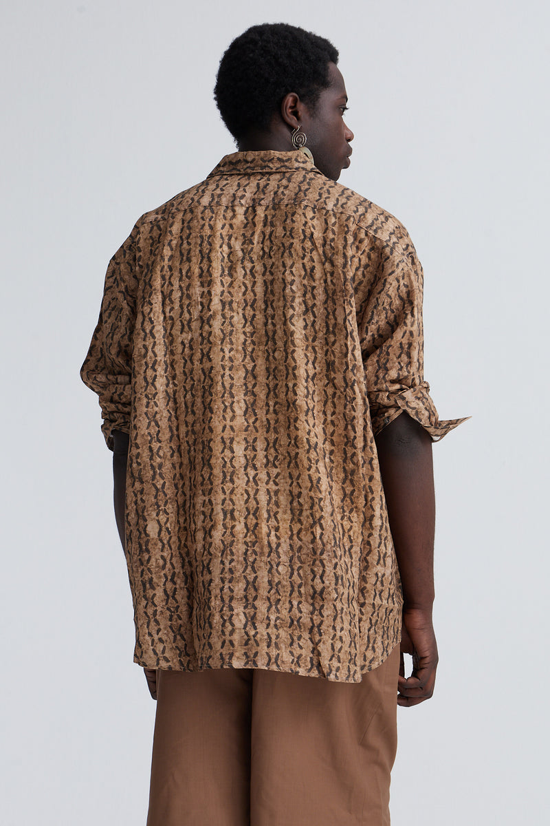 shirt eli linen brown