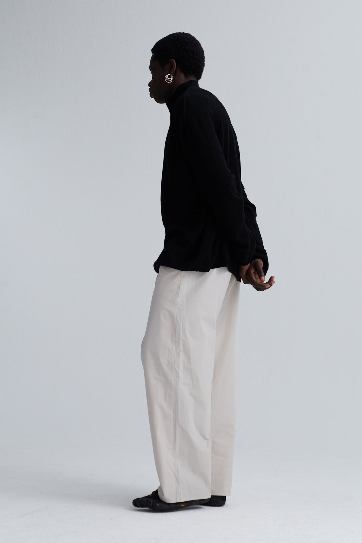 cashmere sweater nino cashmere black