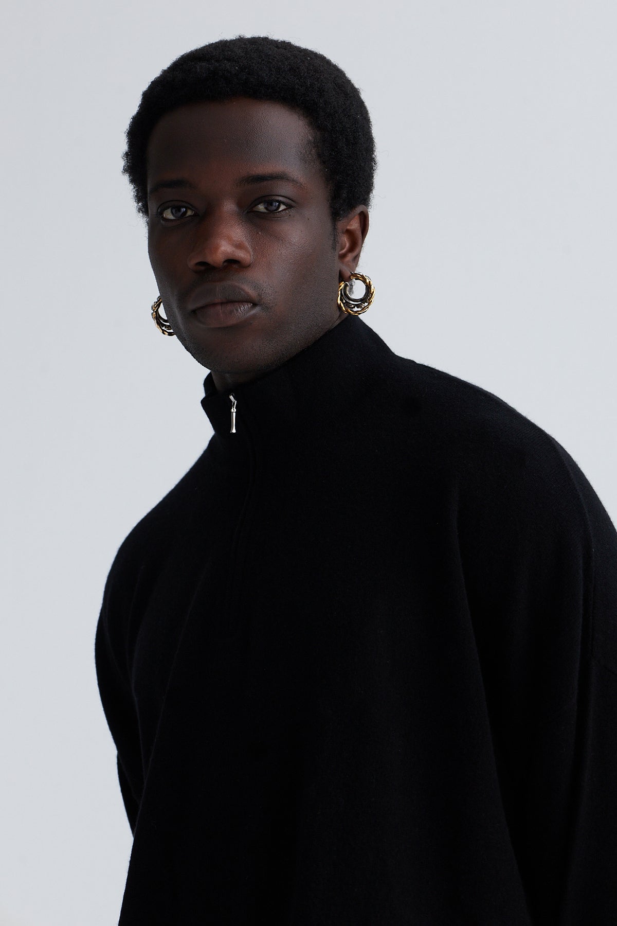 cashmere sweater nino cashmere black