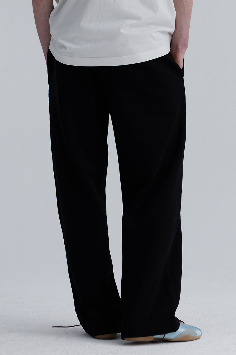 sweat pants leo cotton black