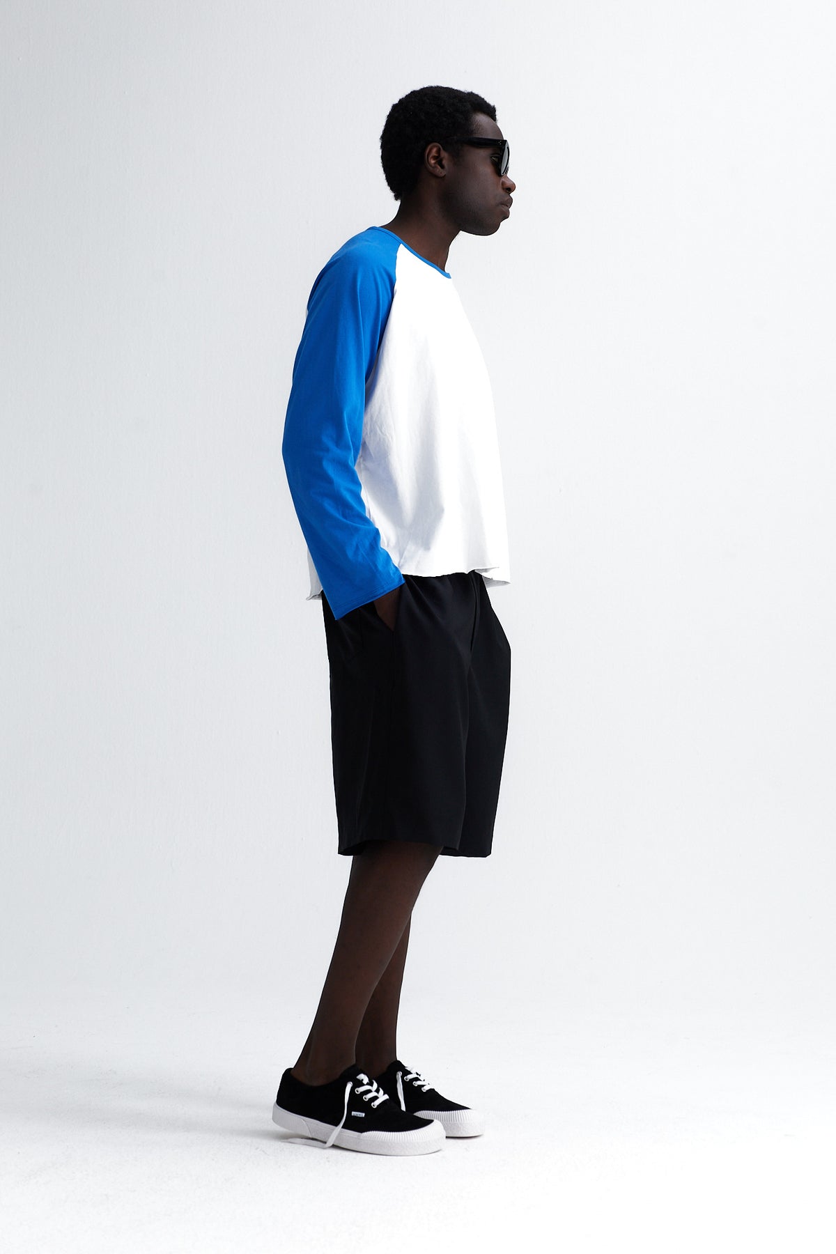 two tone sweat alfie cotton blue