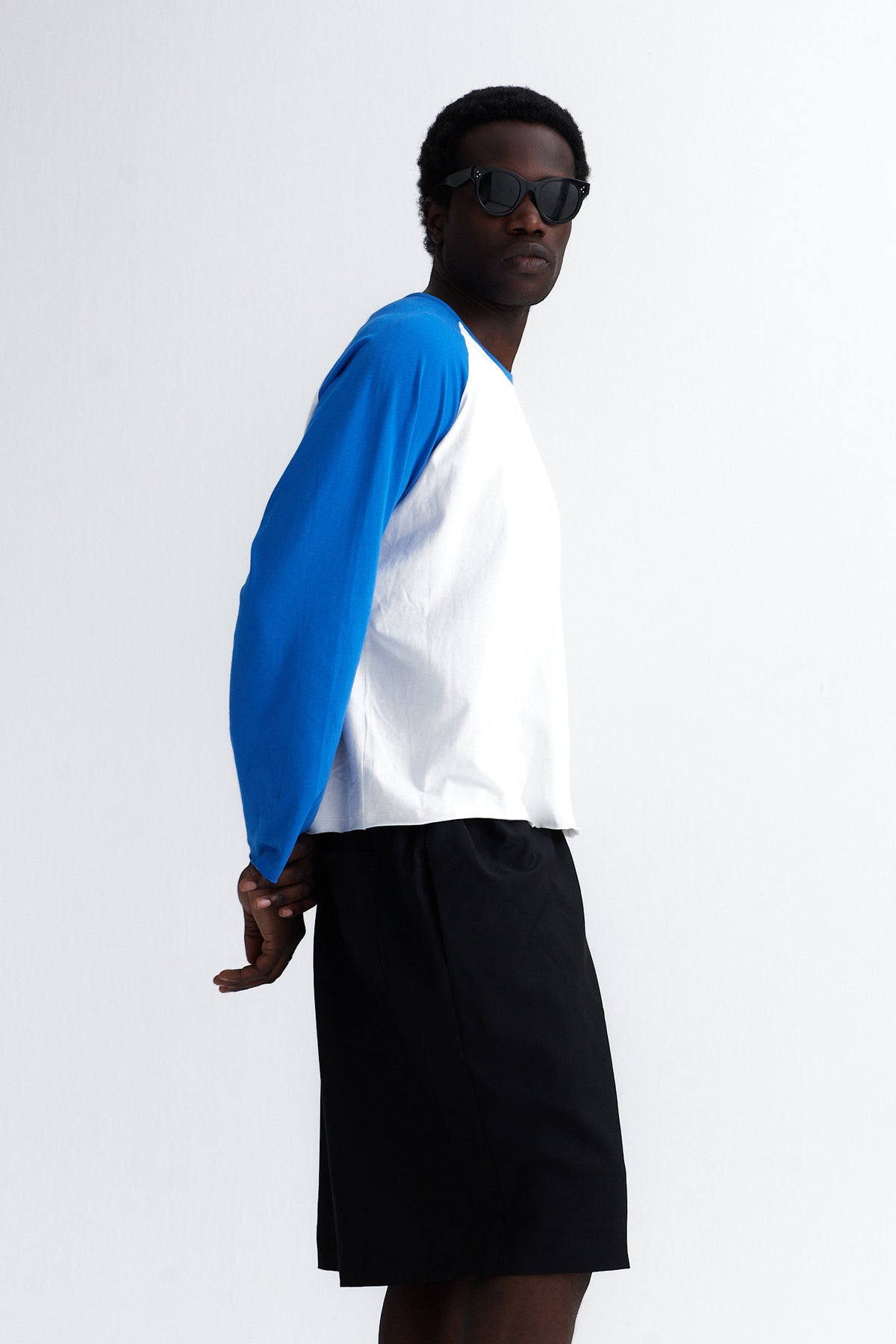 two tone sweat alfie cotton blue