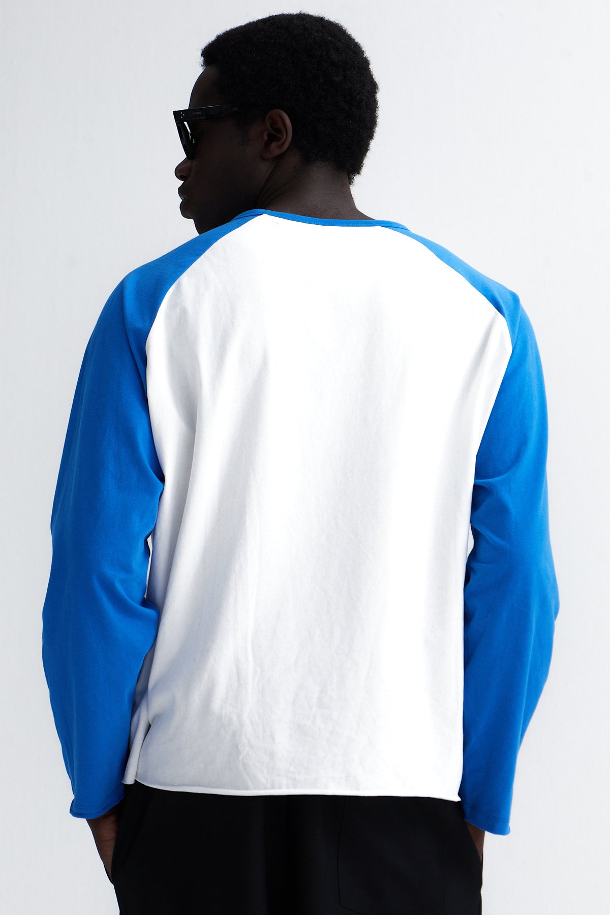 two tone sweat alfie cotton blue