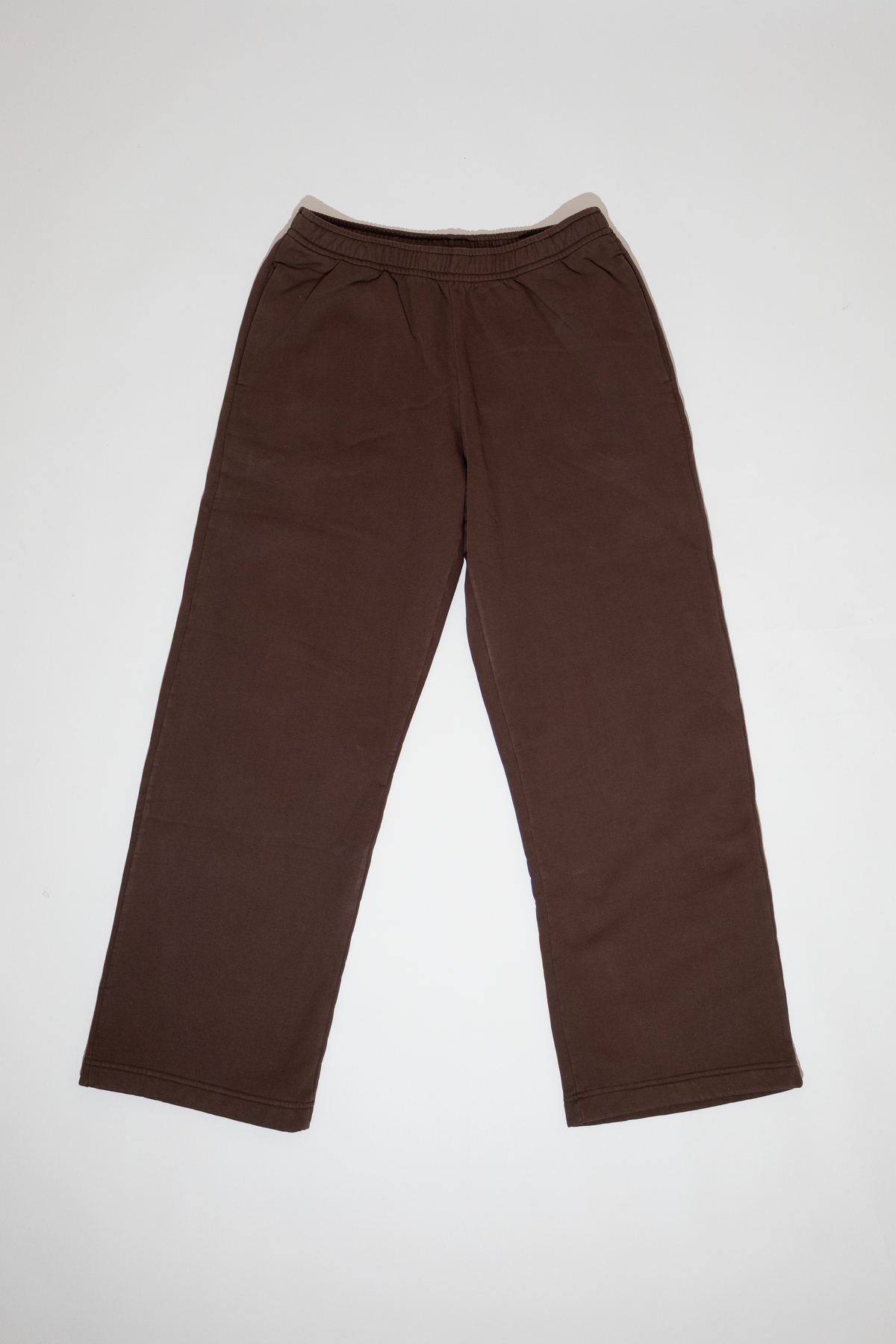 sweat pants leo cotton brown