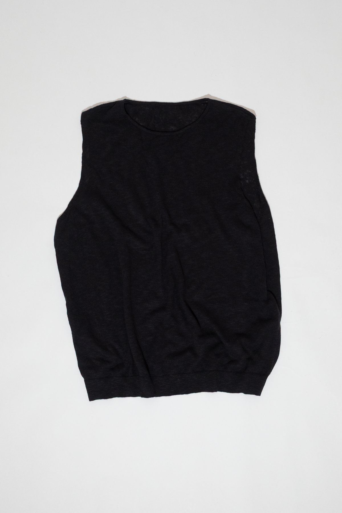 tank rosie cotton linen black