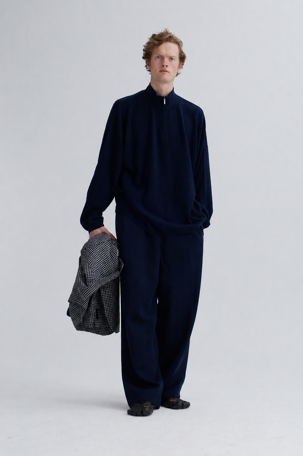 cashmere sweater nino cashmere navy